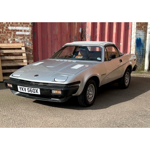 33 - 1982 Triumph TR7 Convertible
Registration number YKV 560X
Chassis number SATTPADJ7AA407800
Metallic ... 