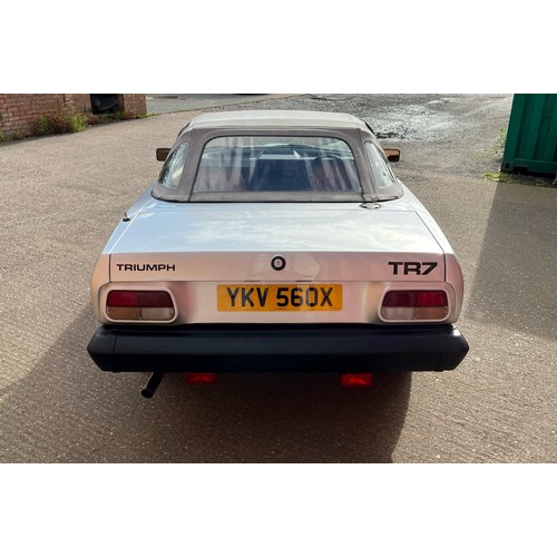 33 - 1982 Triumph TR7 Convertible
Registration number YKV 560X
Chassis number SATTPADJ7AA407800
Metallic ... 