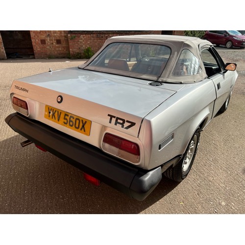 33 - 1982 Triumph TR7 Convertible
Registration number YKV 560X
Chassis number SATTPADJ7AA407800
Metallic ... 