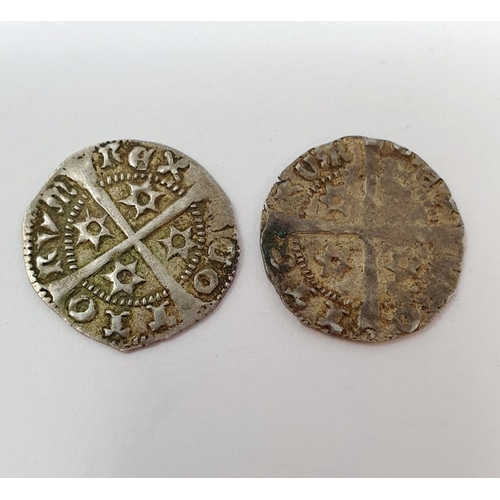 136 - Two Scottish hammered silver pennies (2)