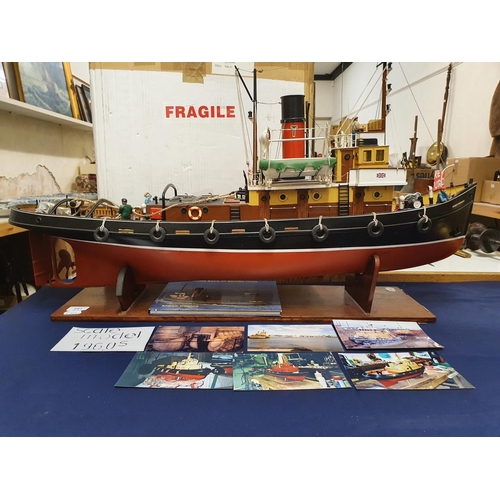 241 - A radio controlled model of G. Strange & Sons fishing boat, on a stand