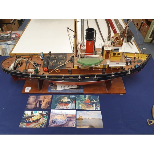 241 - A radio controlled model of G. Strange & Sons fishing boat, on a stand