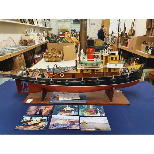 241 - A radio controlled model of G. Strange & Sons fishing boat, on a stand