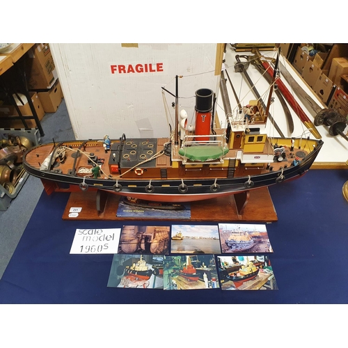 241 - A radio controlled model of G. Strange & Sons fishing boat, on a stand