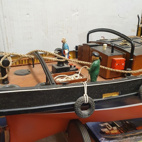 241 - A radio controlled model of G. Strange & Sons fishing boat, on a stand