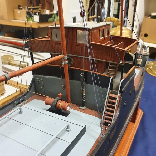 242 - A radio controlled model of a fishing boat