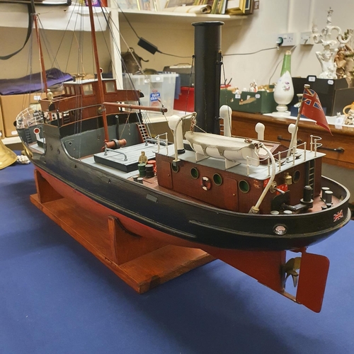 242 - A radio controlled model of a fishing boat