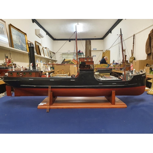 242 - A radio controlled model of a fishing boat