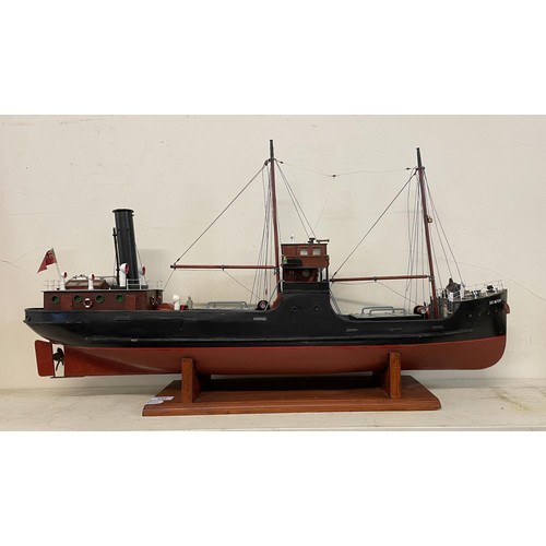 242 - A radio controlled model of a fishing boat