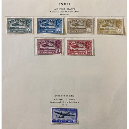 61 - British Commonwealth stamps, a selection of unused better sets with Kuwait 1933 Air set, India 1929 ... 