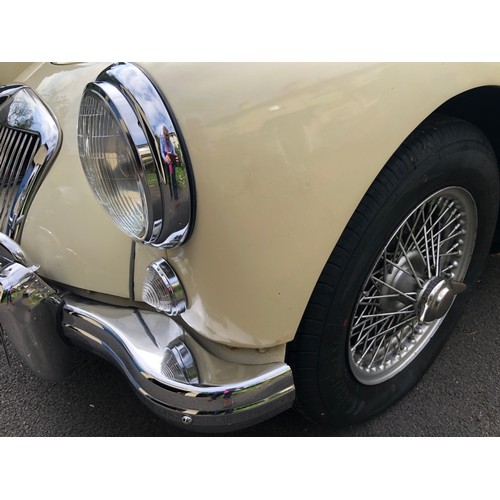 34 - ***Regretfully Withdrawn***
1959 MG A Roadster 1500 
Registration number GSJ 421
Chassis number HDR ... 
