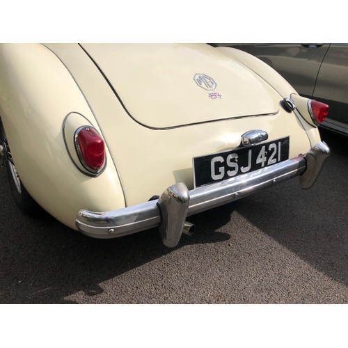 34 - ***Regretfully Withdrawn***
1959 MG A Roadster 1500 
Registration number GSJ 421
Chassis number HDR ... 