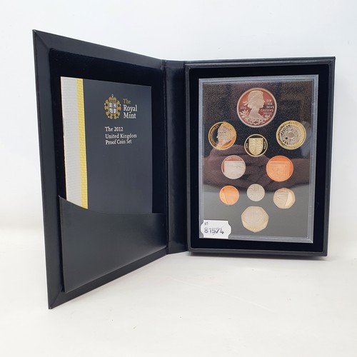 99 - A Royal Mint Year proof coin set, 2012, boxed