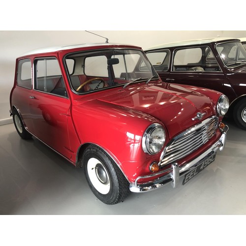 38 - 1965 Morris Mini Cooper
Registration number EEL 496C
Chassis number K/A254748988
Engine number 9FDSA... 