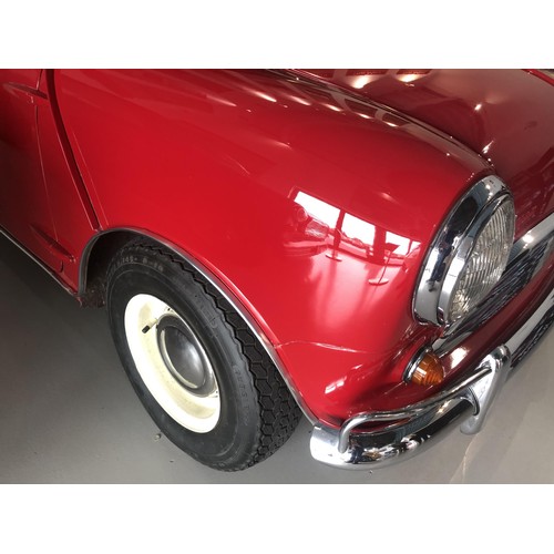 38 - 1965 Morris Mini Cooper
Registration number EEL 496C
Chassis number K/A254748988
Engine number 9FDSA... 
