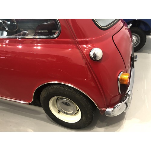 38 - 1965 Morris Mini Cooper
Registration number EEL 496C
Chassis number K/A254748988
Engine number 9FDSA... 