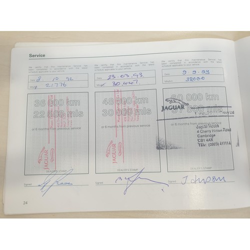 39 - 1991 Jaguar XJS Coupe 4.0
Registration number J8 XJS
Kingfisher blue with a doeskin leather interior... 