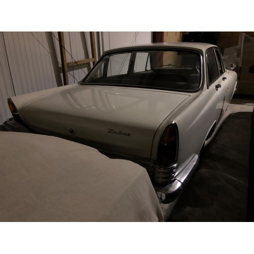49 - ***Estimate reduced to £3,000-4,000***
1962 Ford Zephyr Zodiac
Registration number 132 PRL
White
Bee... 