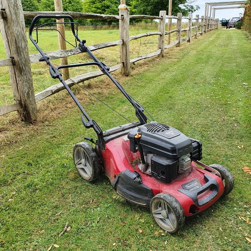 25 - A Mountfield HW531 PD petrol lawn mower (in the garden shed)...