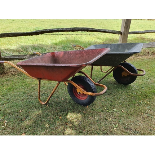 32 - Two garden wheelbarrows...