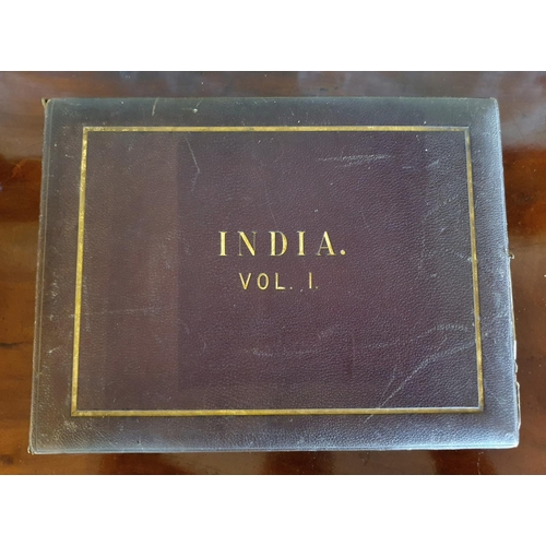 329 - An album of topographical and other photographs, including Government House, Madras, Black Town, Mad... 