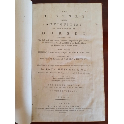 368 - Hutchins (John), The History of Antiquities of the County of Dorset, four vols., second edition, 179... 