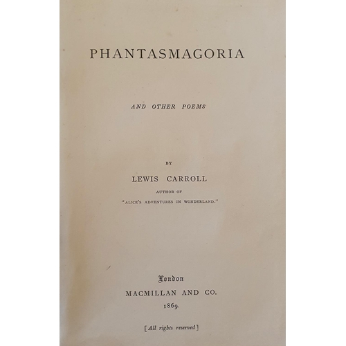 384 - Carroll (Lewis), Phantasmagoria, 1869, gilt dec cloth, generally rubbed and a little faded