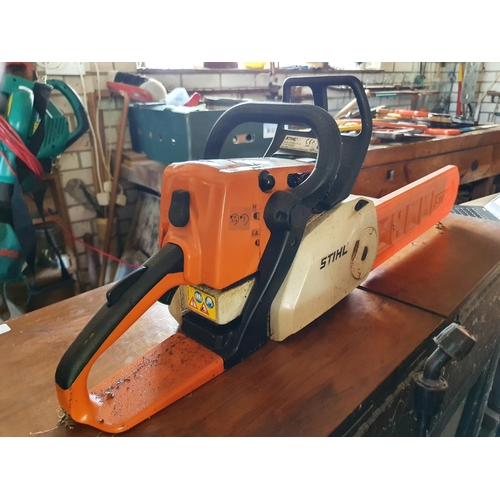 150 - A Stihl petrol chain saw