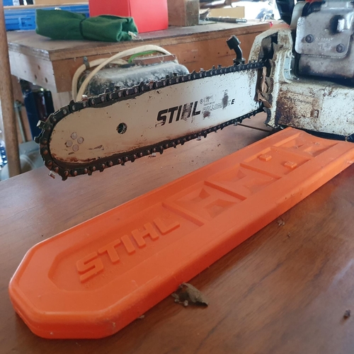 150 - A Stihl petrol chain saw