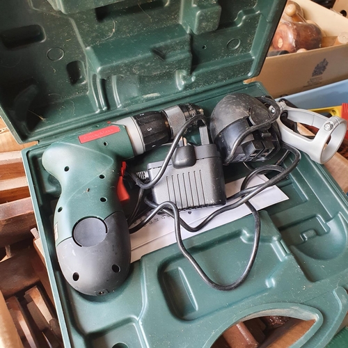 168 - A group of assorted Bosch and other power tools (box)