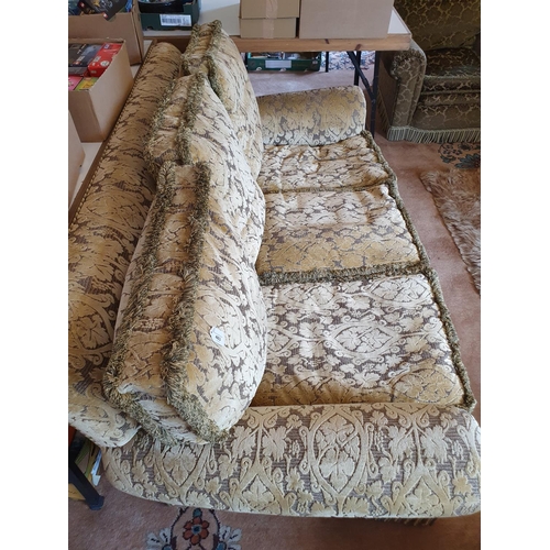 483 - A country house style three seater settee