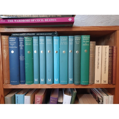 655 - Assorted volumes, including Thomas Hardy (in the corner)