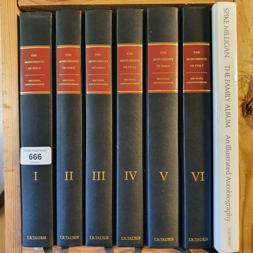 666 - Oppnenheiner (Michael)  The Monuments of Italy, six vols., and other assorted books (qty)