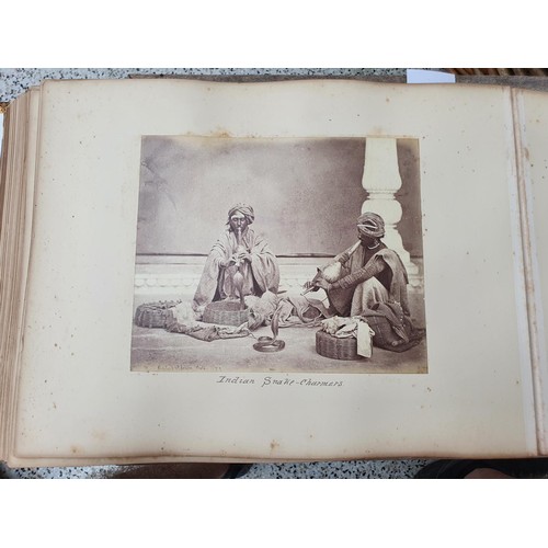 329 - An album of topographical and other photographs, including Government House, Madras, Black Town, Mad... 