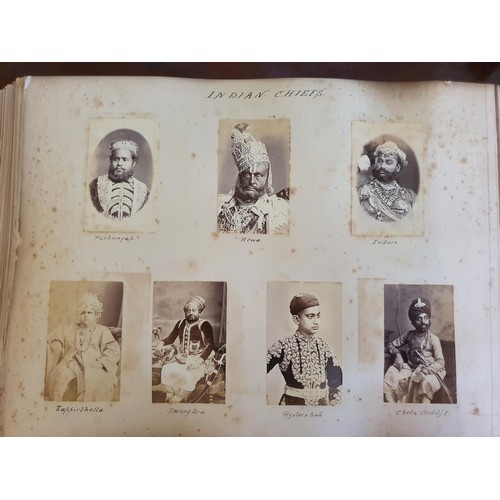 329 - An album of topographical and other photographs, including Government House, Madras, Black Town, Mad... 