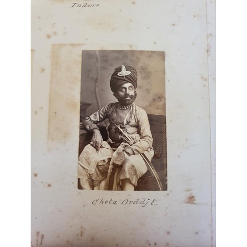 329 - An album of topographical and other photographs, including Government House, Madras, Black Town, Mad... 