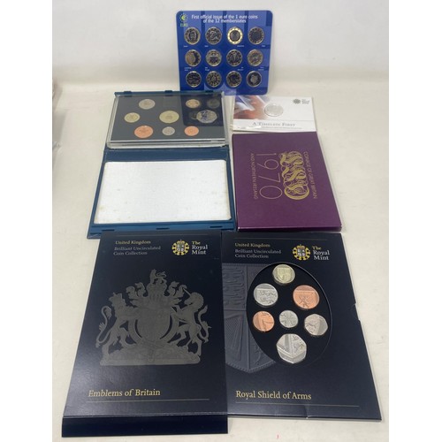 81 - A set of the first official issue of the 1 euro coins, for all twelve member states, mounted on card... 