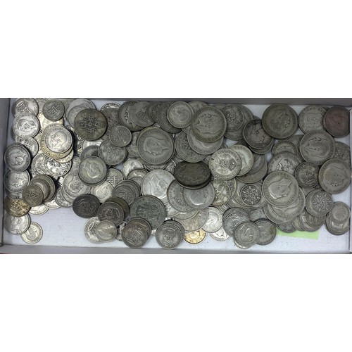 89 - Assorted half crowns, florins, and other coins, mainly pre-1947 (qty)