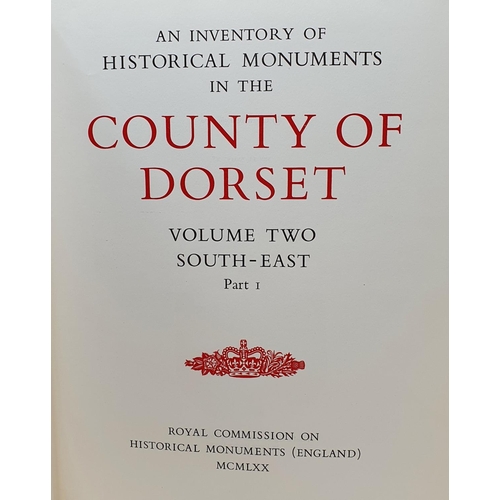 11 - An Inventory Of Historical Monuments In The County Of Dorset, three vols.