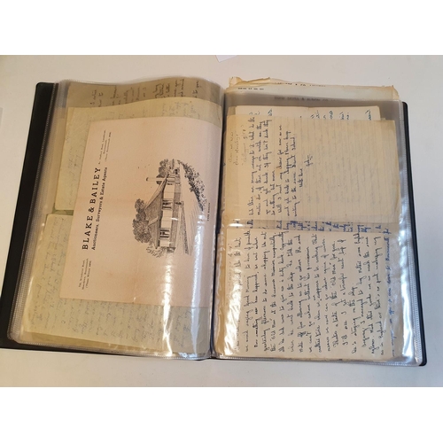 15 - A letter from HMS Worcester, and various other letters and correspondence