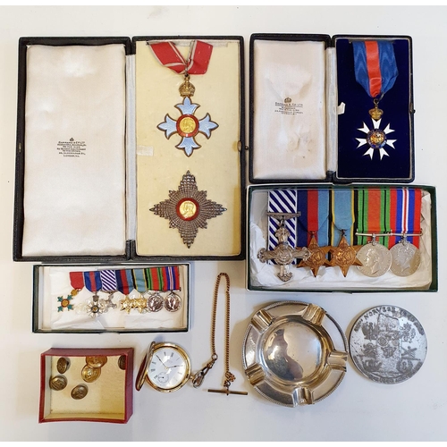 29 - The group of medals, awarded to Sir Albert Thomas 'Archie' Lamb KBE CMG DFC, with a 1939-1945 Star, ... 