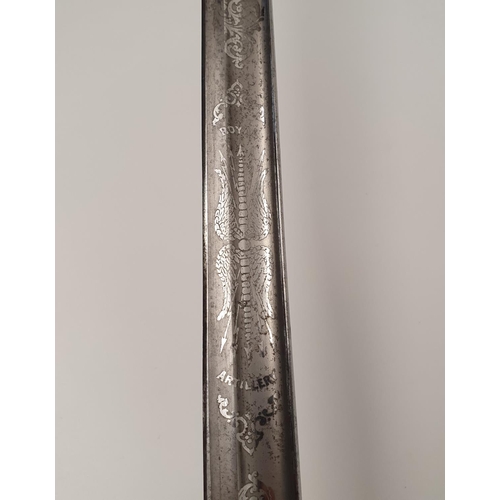 3 - An officers sword, lacking scabbard