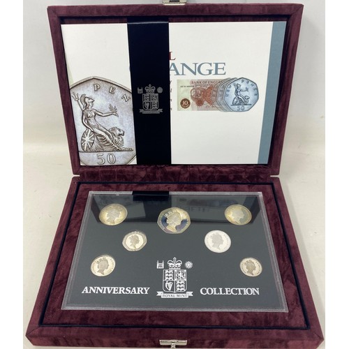 97 - A 1996 silver proof coin set, cased, and assorted commemorative coins (qty)