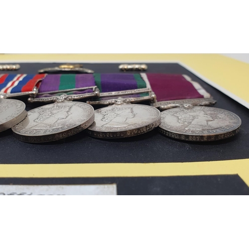 51 - A group of five medals, awarded to 22772198 S Sgt E R Beard RAPC, comprising an MBE, War Medal, Gene... 