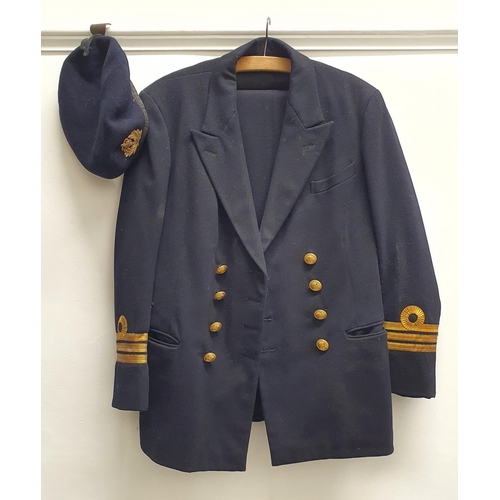 60 - A Royal Naval officers jacket, assorted uniforms