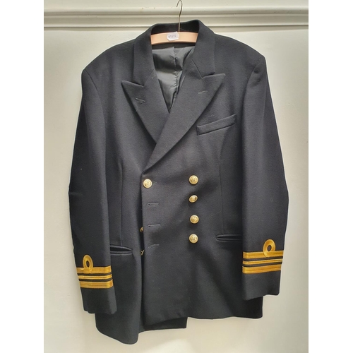 61 - A Royal Naval officers jacket and assorted naval uniforms (qty)