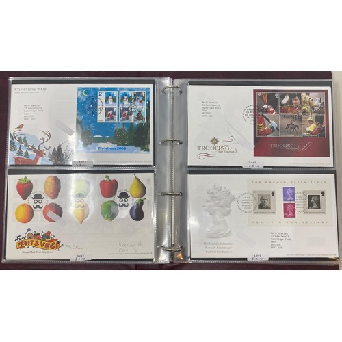 200 - Assorted Royal Mail first day covers, in four albums (4)