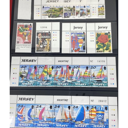 206 - Assorted Jersey mint stamps, 1969-2009, in two albums (2)