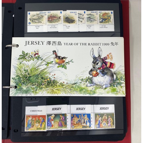 206 - Assorted Jersey mint stamps, 1969-2009, in two albums (2)