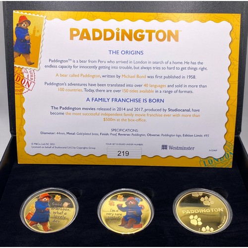 189 - A Paddington official commemorative set, cased